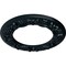 Ekena Millwork Ribbon with Bow Ceiling Medallion (Canopies up to 7 1/2"), 12 1/4"OD x 7 1/2"ID x 7/8"P, Night Shade CM12RINSF - alternate 3